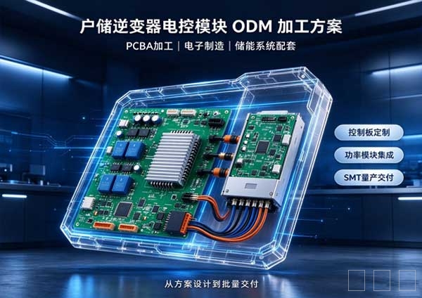 户储逆变器电控模块ODM加工方案